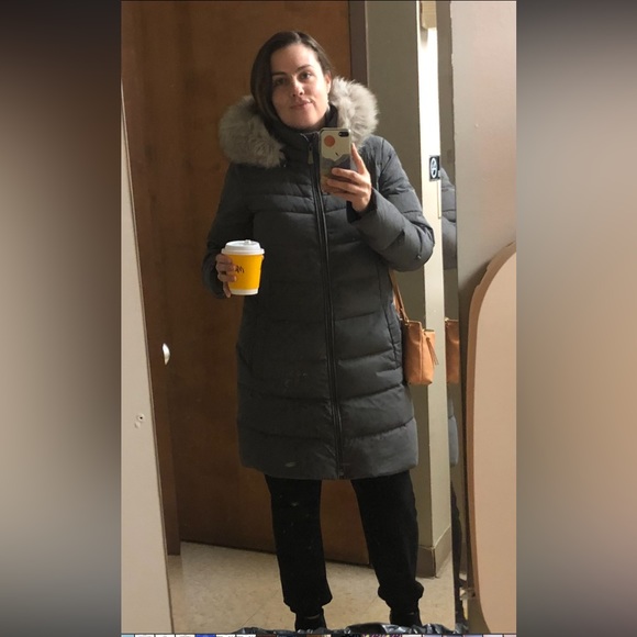 DKNY Women’s Winter Parka Coat - Picture 2 of 7